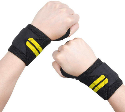 

JoyFit 1 Pair Of Wrist Support (Free Size, Yellow)