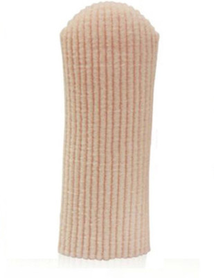 

DALUCI 7CM Fabric+Gel Tube Cushion Corns and Calluses,Toe Protector,Hallux Valgus Orthopedics,Bunion Guard for Feet Care insoles(Pack Of 1)