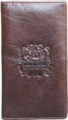 

ABYS Genuine Leather Travel Card Holder||Document Holder||Long Wallet with 15 Card Slots(Brown)