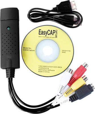

Gadget Deals TV-out Cable EasyCap Capture Video And Audio Capturing Device Directly from TV(Mulitcolor, For Computer)