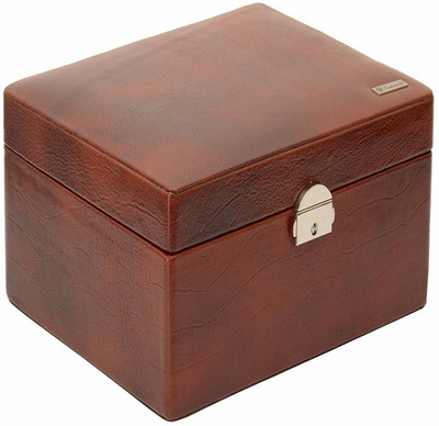

Leatherman 1303 jewellary box Vanity Box(Brown)
