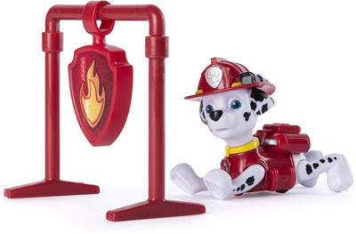 

Paw Patrol Pull Back Pup - Marshall(Red, White)
