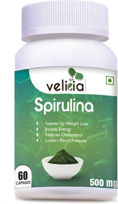 

Velicia 100 % Natural Spirulina 60 Capsules(100 g)