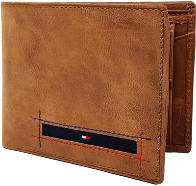 

Wildmount Men Tan Genuine Leather Wallet(4 Card Slots)