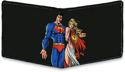 

SL COLLECTIONS Boys Multicolor, Black Canvas, Artificial Leather Wallet(3 Card Slots)