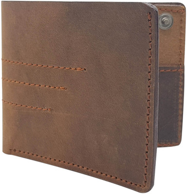 

Baluchi Men Brown Genuine Leather Wallet(2 Card Slots)