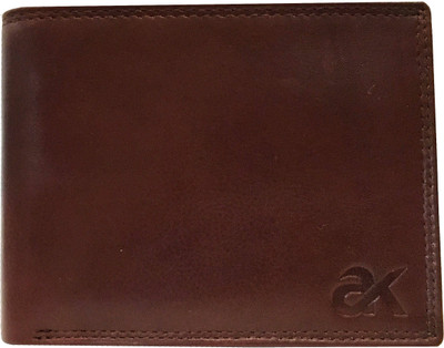 

ALAN KIRSTEN Men Maroon Genuine Leather Wallet(6 Card Slots), Syrup