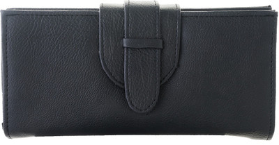 

Fantosy Women Black Artificial Leather Wallet(7 Card Slots)