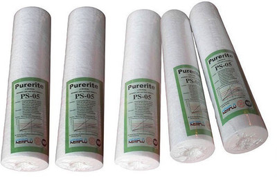 

KRPLUS Kemflo Purerite PP Spun Filter Cartridge 10 Inch (Set Of 5 ) Solid Filter Cartridge(5, Pack of 5)