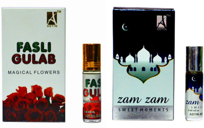 

Astin Zam Zam and Fasli Gulab UAE Edition Floral Attar(Rose)