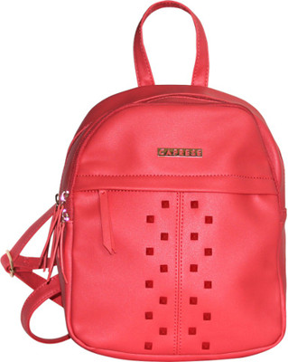 

Caprese Lola Backpack Medium Red 4 L Backpack(Red)