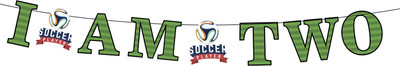 

PARTY PROPZ I Am Two Soccer Banner Boys / I Am Two Birthday Banner / I Am Two Banner / 2nd birthday banner / I Am Two Decorations / I Am Two Birthday Decoration Banner(6 ft, Pack of 1)