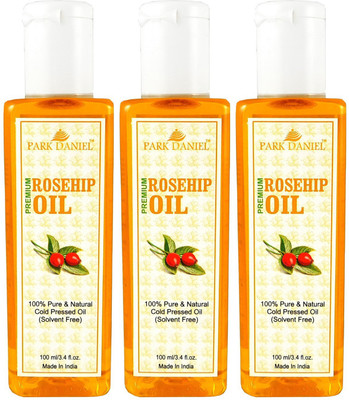 

Park Daniel Organic Rosehip oil - Natural & Undiluted combo of 3 bottles of 100 ml (300 ml)(300 ml)