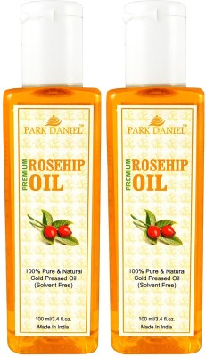 PARK DANIEL Organic Rosehip oil - Natural & Undiluted combo of 2 bottles of 100 ml (200 ml)(200 ml)