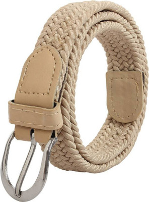 Sulit Women Beige Canvas Belt, Cream