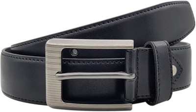 

Baluchi Men Formal Black Artificial Leather Belt