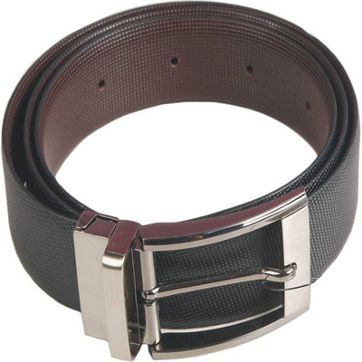

MMSHOPY Men & Women Formal Black, Brown Genuine Leather Reversible Belt