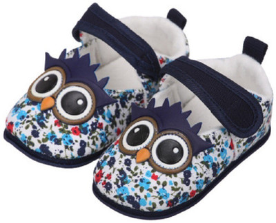 

Icable BOOTY601_BLUEOWL_13 Booties(Toe to Heel Length - 4 cm Blue)