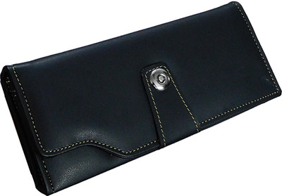 

SN LOUIS Women Casual Black Artificial Leather Wallet(11 Card Slots)