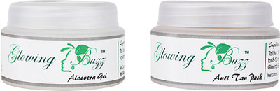 

Glowing Buzz GB_3366 - Anti Tan pack and Aloevera gel(Set of 2)