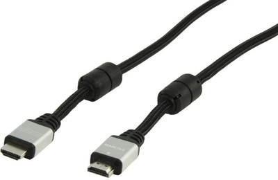 

SP SHIELD PLUS HDMI TO MINI HDMI 19 PIN MALE -1.5M HDMI Cable(Compatible with Mobile, Laptop, Tablet, Mp3, Gaming Device, Black)