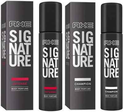 

AXE SIGNATURE INTENSE + SIGNATURE CHAMPION Deodorant Spray - For Men & Women(122 ml, Pack of 2)