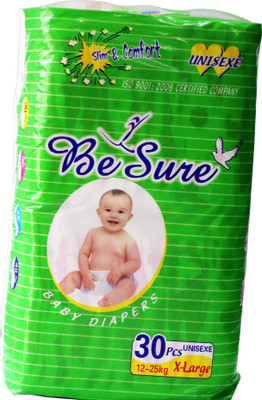 

Besure BABY DIAPERS REGULAR TYPE - 30 PCS - XL(30 Pieces)