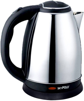 

SKYPOLO SK-1 Multipurpose Cordless Electric Kettle(1.8, Black, Steel)