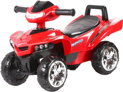 

Toyhouse Racing Turbo Push ATV Bike Non Battery Operated Ride On(Red)