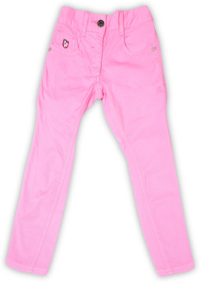 

US Polo Kids Regular Girls Pink Jeans, Dk. pink