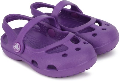 

Crocs Girls Slip-on Clogs(Purple, Black