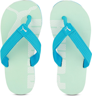 

Puma Boys & Girls Velcro Slipper Flip Flop(Blue, Aruba blue-hawaiian ocean