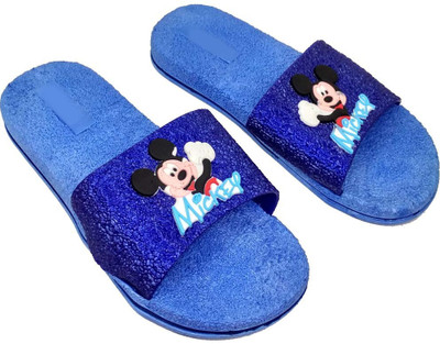 

HALO NATION Boys & Girls Slip On Slipper Flip Flop(Blue