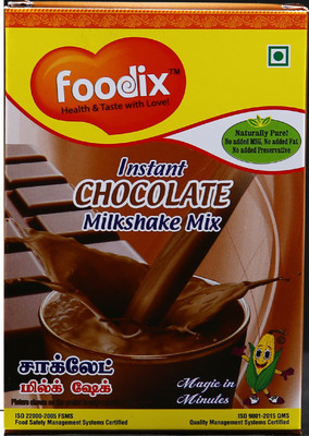 

Foodix Chocolate Milkshake Mix -100g (Pack of 2) 100 g(Pack of 2)