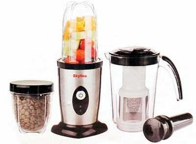 

Skyline VTL-444 400 W Juicer Mixer Grinder(Black, 3 Jars)