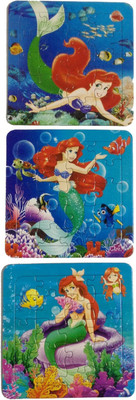 

Funcart Little Mermaid 3 Pieces Puzzle Set(3 Pieces)
