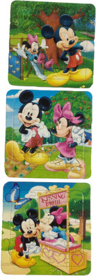 

Funcart Mickey & Minnie 3 Pieces Puzzle Set(3 Pieces)