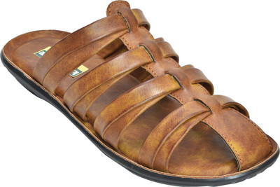 Kolapuri Centre Men Tan Sandals