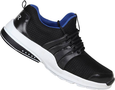 

BLACKMOON Super Trending Ultra Light Mesh BLACK 'n' WHITE Outdoor Casual Running Traning Gym Sports Shoe Running Shoes For Men(Black
