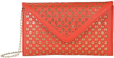 

Ikonic Women Evening/Party, Casual, Formal Red Leatherette Sling Bag