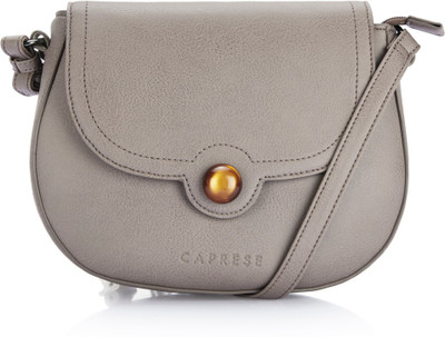 

Caprese Women Casual Grey PU Sling Bag