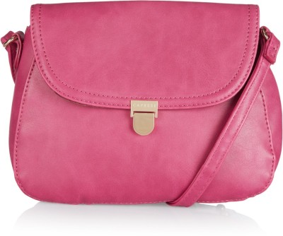 

Caprese Women Casual Pink PU Sling Bag