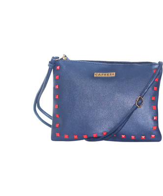 

Caprese Women Casual Blue PU Sling Bag