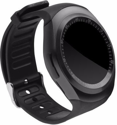 

MOBIASHTA Y1 Smartwatch(Black Strap Free Size)