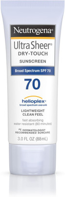 

Neutrogena Ultra Sheer Dry Touch Broad Spectrum - SPF 70(88 ml)
