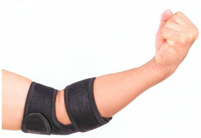 

BUY INDIAN MADE ELBOW SUPPORT Elbow Support (Free Size, Black)