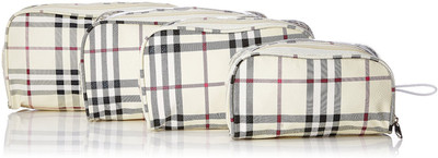 

Kuber Industries Multicolor Fabric Travelling Kit Box Set of 4 Pcs (KITSHAV005) Travel Toiletry Kit(Multicolor)