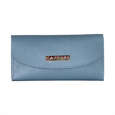 

Caprese Women Casual Blue Artificial Leather Wallet(12 Card Slots)