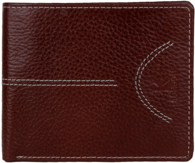 

K London Men Casual Brown Genuine Leather Wallet(4 Card Slots)