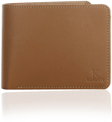 

K London Men Casual Tan Artificial Leather Wallet(4 Card Slots)